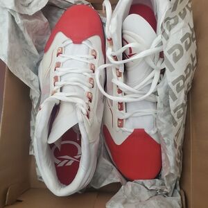 Reebok Classic Red and White High-Tops